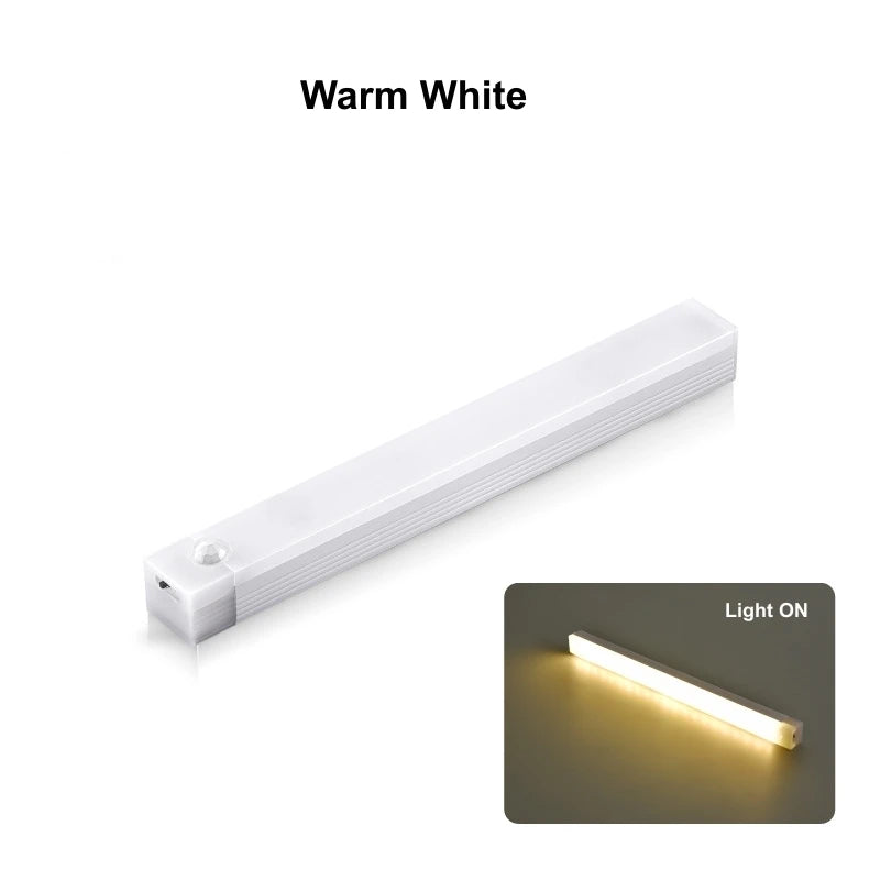 "LED Night Light with Motion Sensor, USB Rechargeable for Home & Office"